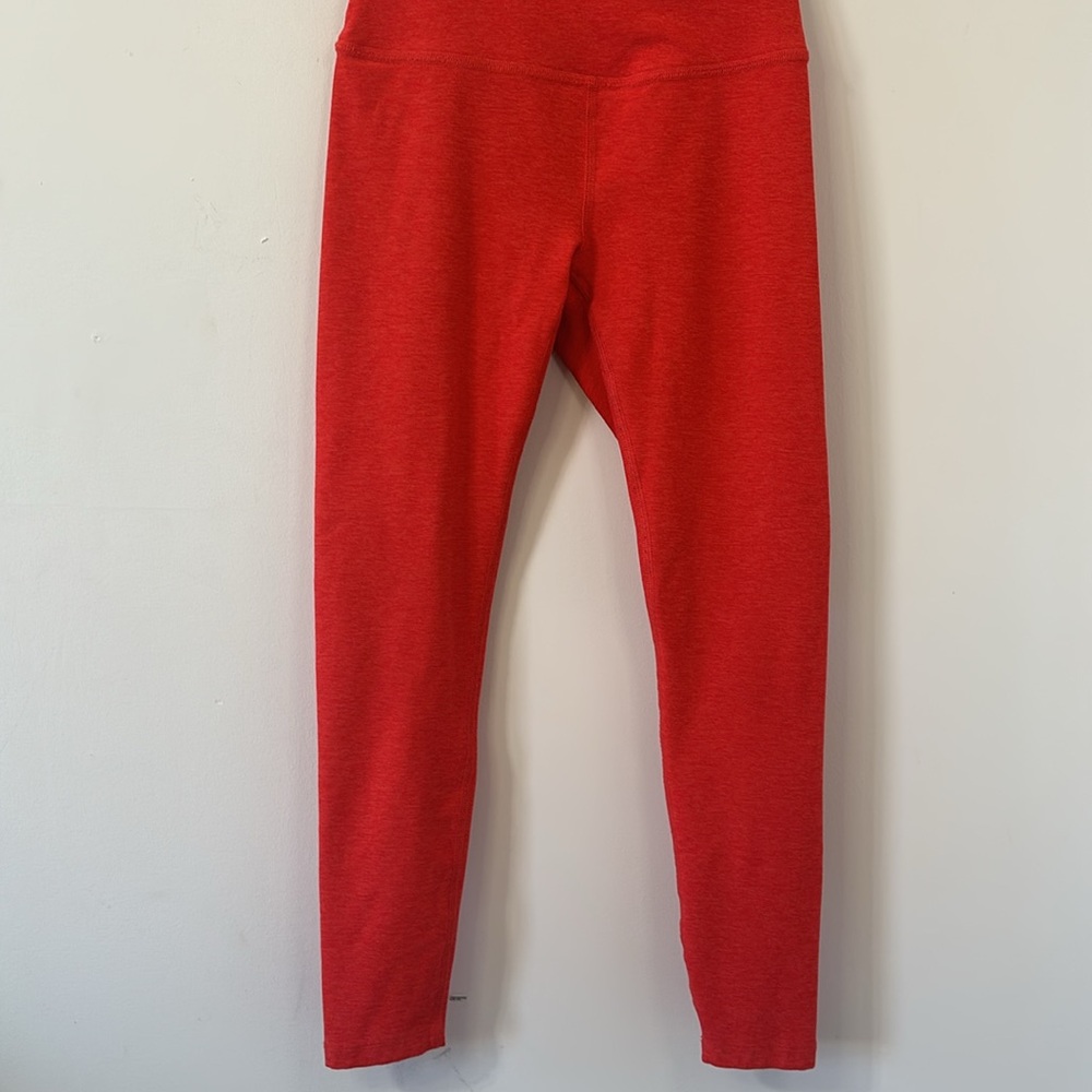 Beyond Yoga Spacedye At Your Leisure High Waisted Midi Legging Candy Apple Red - Picture 4 of 9
